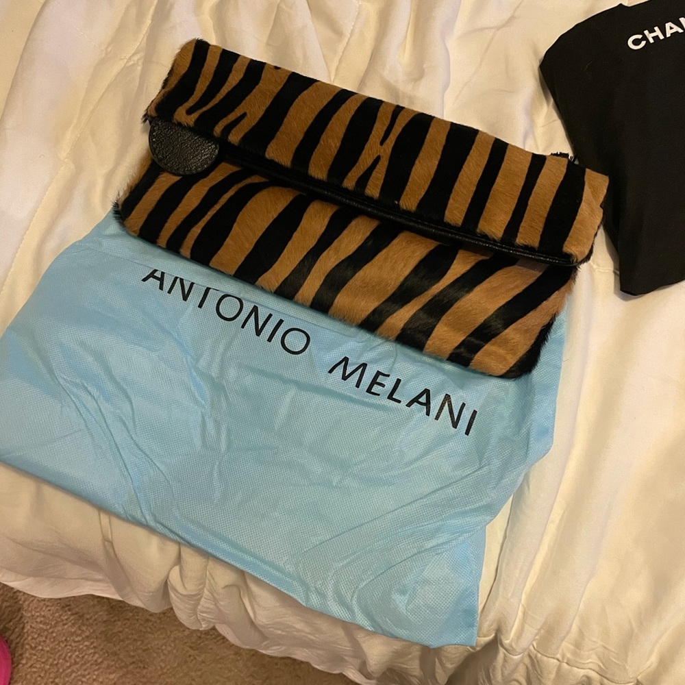 Antonio Melani Calf Hair Clutch